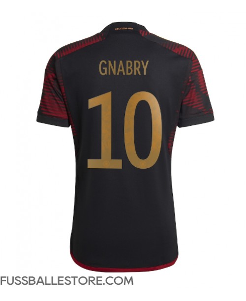 Günstige Deutschland Serge Gnabry #10 Auswärtstrikot WM 2022 Kurzarm